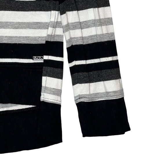 Marc New York Top Womens XL Black White Gray Long Sleeve Crew Neck Pullover Swea - Picture 4 of 10